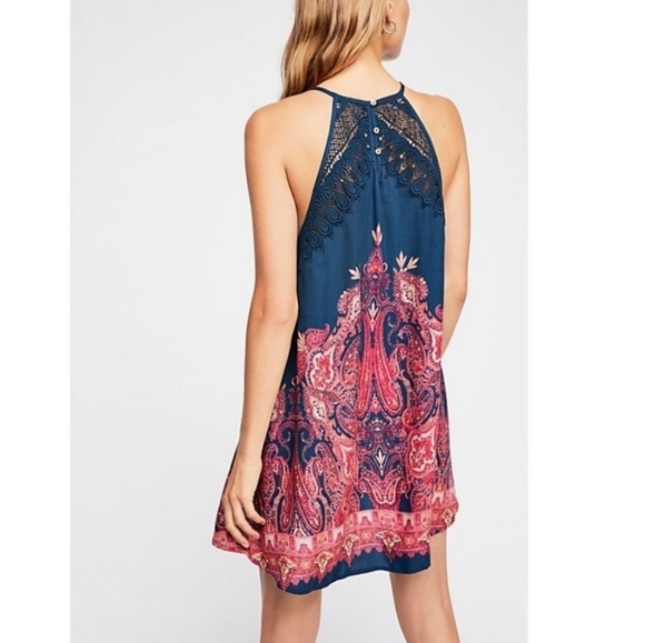 Intimately Free People Shea Printed Slip Dress Small - Picture 4 of 4